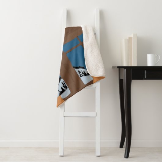 Couverture Sherpa Hivernale Boule à Neige シェルパブランケット (インサイチュ)