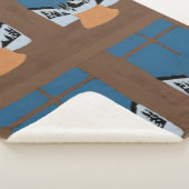 Couverture Sherpa Hivernale Boule à Neige シェルパブランケット (3/4)