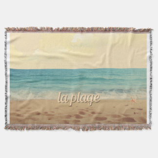 Couverture Tissée Plage Tropicale スローブランケット