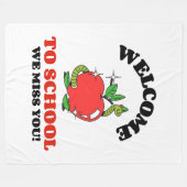 Couvertures pour la Maison en laine polaire フリースブランケット (正面(横))