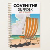 Covehithe suffolkビーチ旅行ポスター プランナー手帳 (正面)
