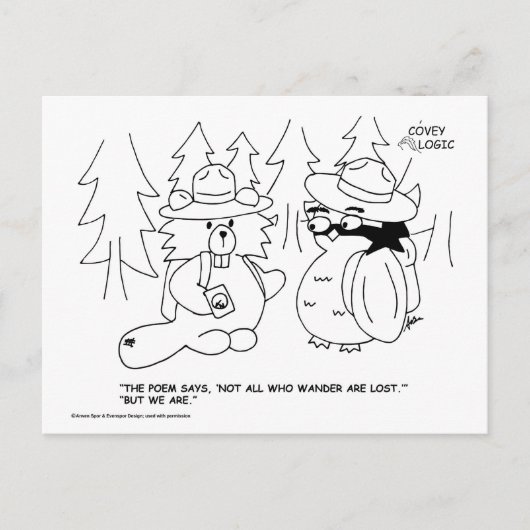 Covelogicの「失った」ポストカード ポストカード (正面)