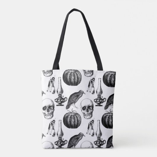Coven and Conquer Witch Halloween Tote Bag トートバッグ (裏面)