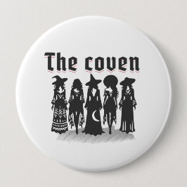 coven bachelorette party witchy 缶バッジ