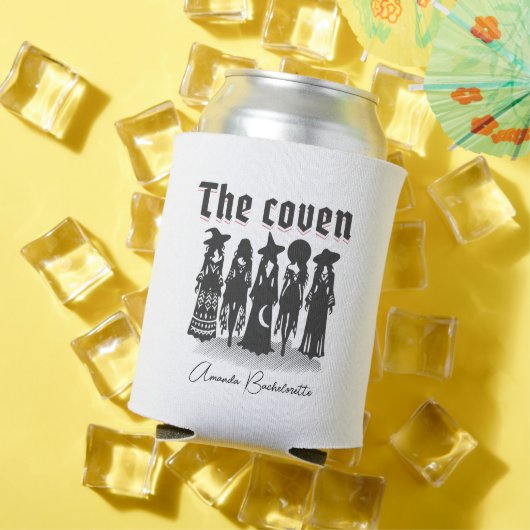 coven gothic witchy bachelorette party custom name 缶クーラー (インサイチュ 夏)