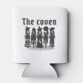 coven gothic witchy bachelorette party custom name 缶クーラー (裏面)