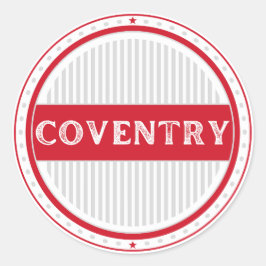 Coventry City Pride Emblem – English Identity ラウンドシール