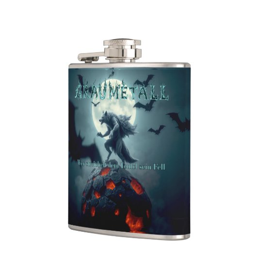 Cover Graumetall Wer streichelt dem Teufel s. Fell フラスク (左)