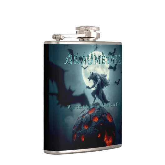 Cover Graumetall Wer streichelt dem Teufel s. Fell フラスク (右)