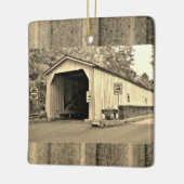 Covered Bridgeの写真 セラミックオーナメント (左)