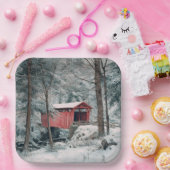 Covered Bridge ペーパープレート (パーティー)