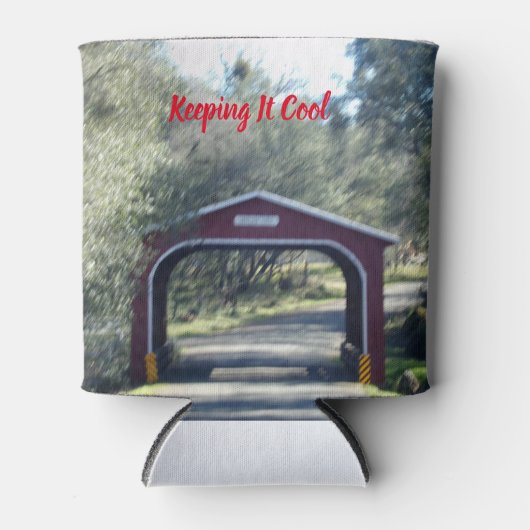 Covered Bridge Drink Holder Keepes Beverage Cold 缶クーラー (正面)