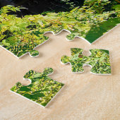 Covered Bridge Ohio.クリスマスの挨拶 ジグソーパズル (側面)