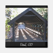 Covered Bridge Vail、CO マグネット (正面)