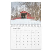 Covered Bridgesカレンダー | 編集可能な年 カレンダー (1月 2027)