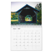 Covered Bridgesカレンダー | 編集可能な年 カレンダー (3月 2027)