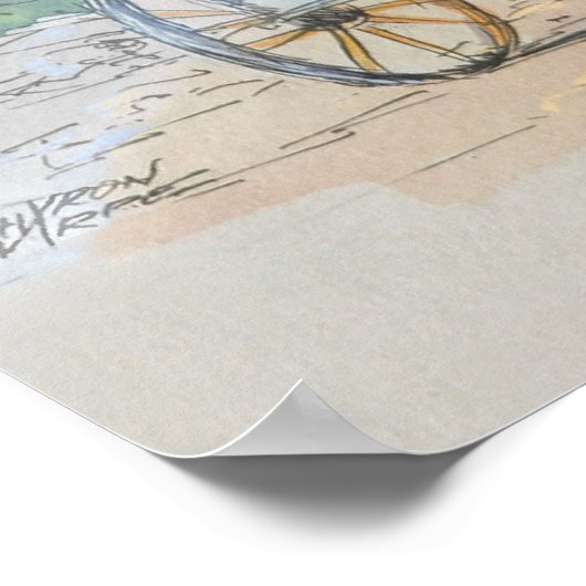 COVERED WAGON by SHARON SHARPE ポスター (角)