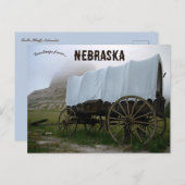 Covered Wagon in Scotts Bluff Nebraska ポストカード (正面/裏面)