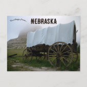 Covered Wagon in Scotts Bluff Nebraska ポストカード (正面)