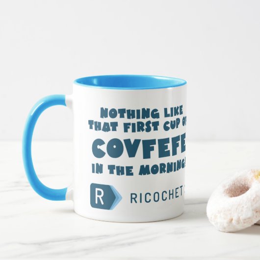 Covfefeのマグ マグカップ (ドーナツ)