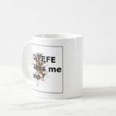 COVFEFEは私にウンチをします コーヒーマグカップ (正面左)