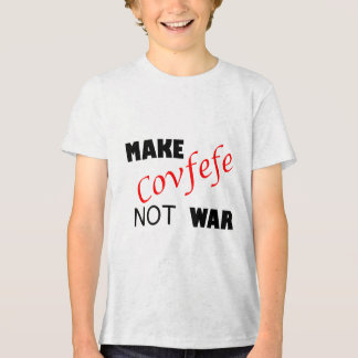 Covfefeを戦争しない_トランプおもしろい週の夏20日 トライブレンドＴシャツ