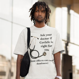 Covfefe博士もしはTwitterをトランプする Tシャツ