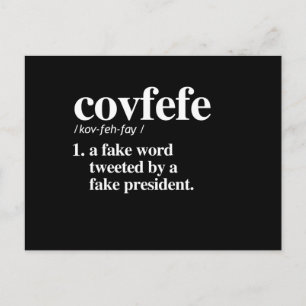 Covfefe定義 – 偽語 ポストカード
