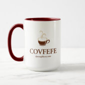 "Covfefe"マグ マグカップ (左)