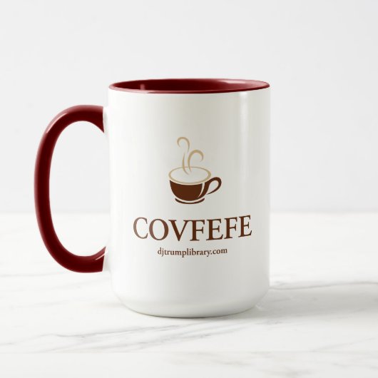 "Covfefe"マグ マグカップ (左)