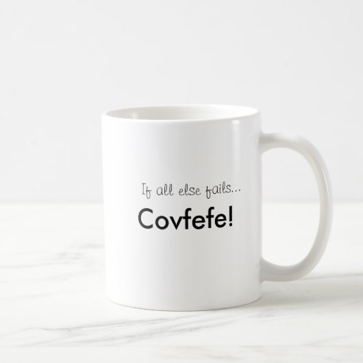 Covfefe 11のozのコーヒー・マグ コーヒーマグカップ (右)