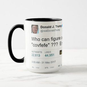 COVFEFE 15OZのZAZZ_ITによるコンボのコーヒー・マグ マグカップ
