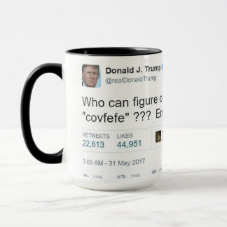 COVFEFE 15OZのZAZZ_ITによるコンボのコーヒー・マグ マグカップ