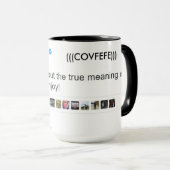 COVFEFE 15OZのZAZZ_ITによるコンボのコーヒー・マグ マグカップ (正面右)