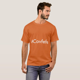 #Covfefe Typo Oops Donald TrumpのTwitter Tweet Tシャツ