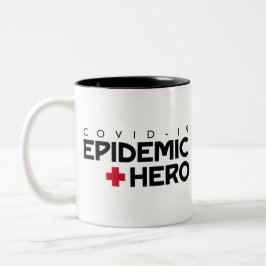 COVIDの流行英雄 ツートーンマグカップ