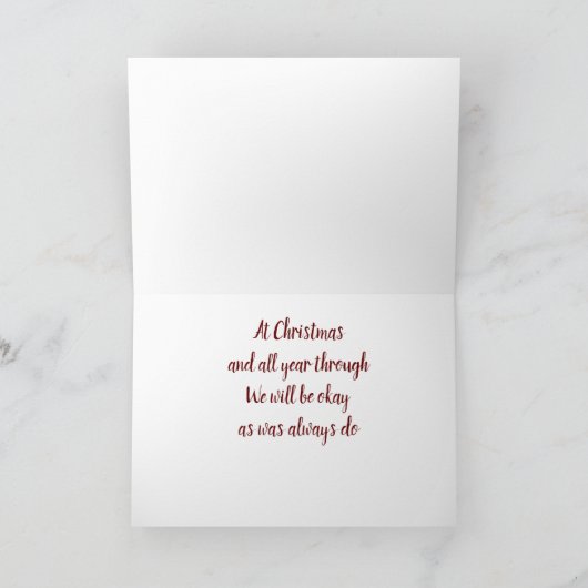 **COVIDは私たちのストップクリスマスの特別なカードではない** シーズンカード (内部)