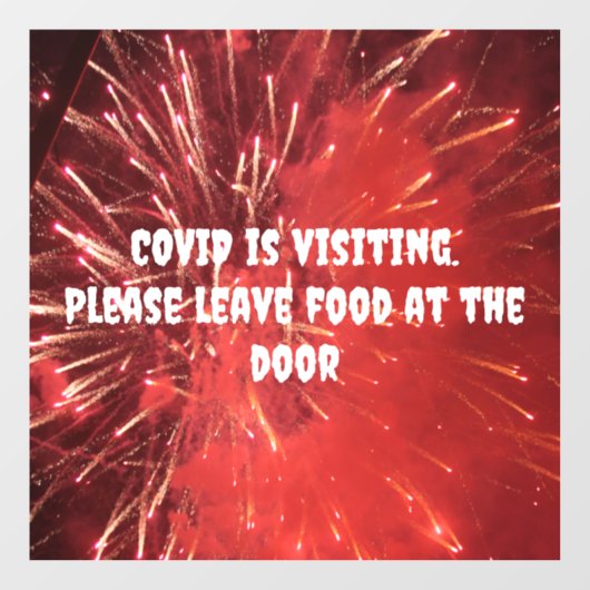 COVIDウィンドウにしがみつく ウィンドウサイン (シート)