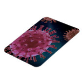 Covidウイルス生物学 マグネット (左側)