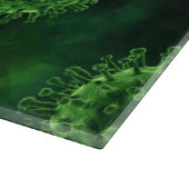 Covidウイルス病原体感染 カッティングボード (角)