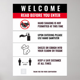 COVIDエントランスポスター ポスター