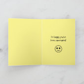 COVIDカードの予防接種を受けて本当に嬉しい カード (内部)