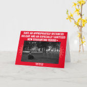 Covidクリスマスカード1 カード (黄色い花)