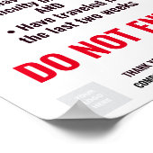 COVIDビジネスストップポスター ポスター (角)