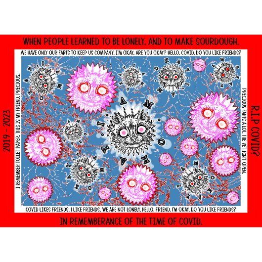 COVID大切を覚えている キッチンタオル