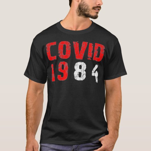 Covid1984 Tシャツ (正面)
