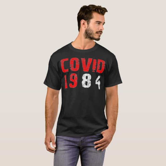 Covid1984 Tシャツ (正面フル)