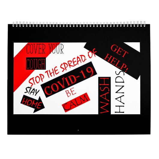 COVID19 カレンダー (裏面)