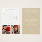 Covid19 2写真Be Our Guest Romantic 結婚's (正面&裏面)