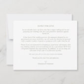 Covid19 Details Sophisticated Lilac Chic Wreath ノートカード (裏面)